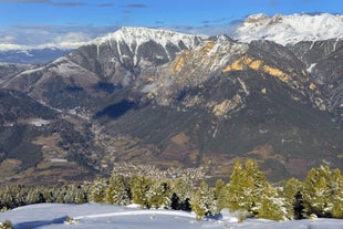 photo of Winter Cityscape of Cavalese, Val di Fiemme, Trentino Alto Adige, Italy.