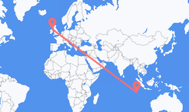 Flights from Cocos (Keeling) Islands to Northern Ireland