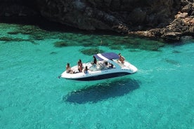 Private 7-hour boat ride from Sant Antoni de Portmany