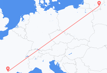 Flights from Toulouse to Vilnius