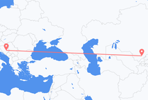 Flyg från Sjymkent till Sarajevo