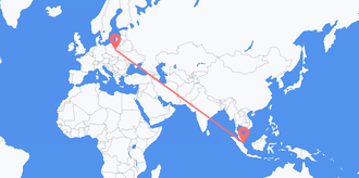 Flights from Singapore to Poland