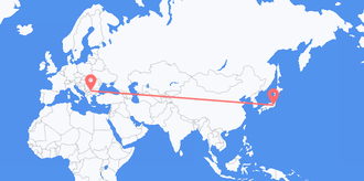 Japan to Bulgaria