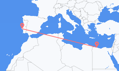 Flyg från Mersa Matruh till Lissabon