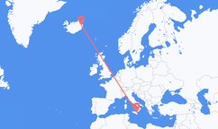 Flights from Catania to Egilsstaðir