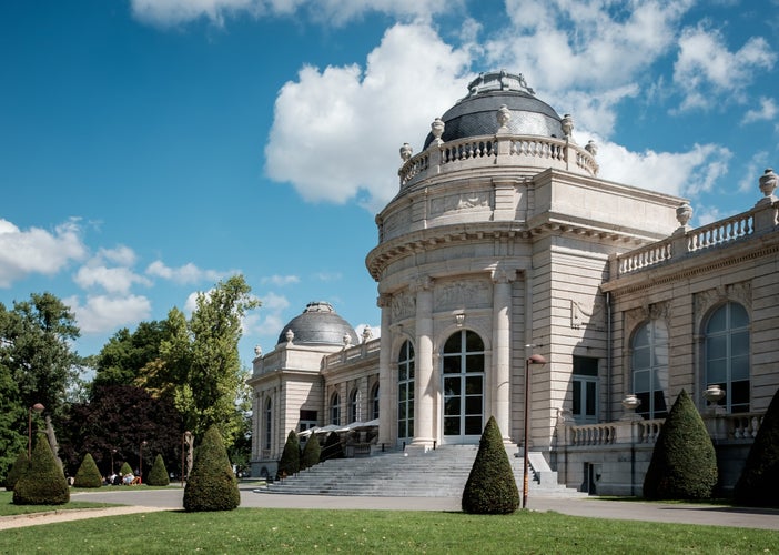 photo of view of La Boverie, Liege, Belgium.