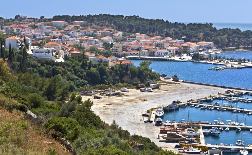 Photo of Traditional village of Pylos, at Peloponnisos, Greece.