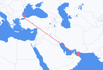 Flüge von Muscat nach Istanbul