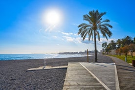 Photo of Benicassim Voramar playa beach in Castellon of Spain.