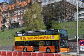 Stadssightseeing hop-on hop-off busstur i Hamburg