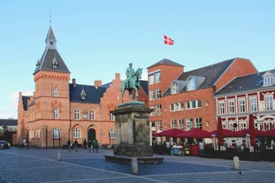 Aalborg panoramic view.