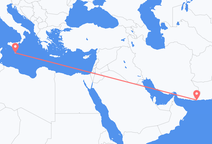 과다르 출발, 발레타 도착 항공편