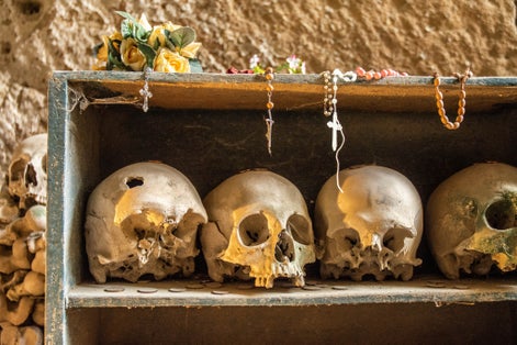 Cimitero Delle Fontanelle. Napoli. Italy. 2019 January.