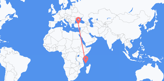 Flights from Comoros to Turkey