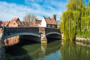 Photo of beautiful view of the city and university of Cambridge, United Kingdom.