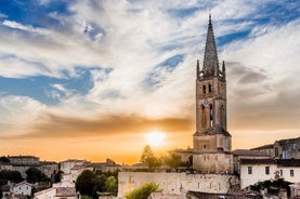 Kasteel van Saint Emilion en wijntour door het dorp