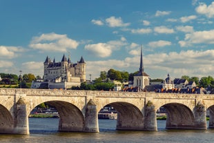 Photo of the Erdre River in Nantes, France.