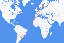 Flights from Montevideo to Stockholm