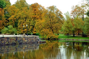 Canal in the historic centre of Gothenburg, Sweden.