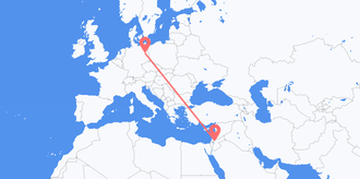 Vols de la Jordanie pour l’Allemagne