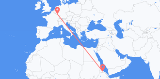 Eritrea to Luxembourg
