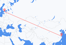 Flights from Shanghai to Tallinn