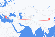 西安からザキントス島行きのフライト