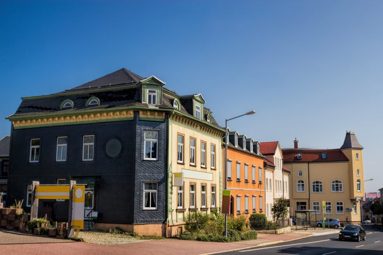 Photo of old houses in Ilmenau, germany