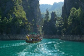 Ganztägige Green Canyon-Bootstour von Belek mit Mittagessen