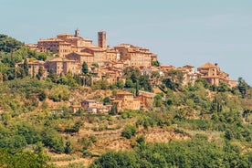 Opastettu päiväretki Toscanaan Roomasta lounaalla ja viininmaistelulla