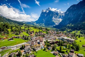 Zurich: Dagsferð til Grindelwald & Interlaken með rútu & lest