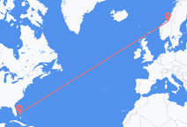 Vuelos de Freeport a Trondheim