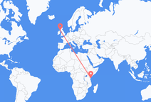 เที่ยวบิน จาก โมมบาซา, เคนยา ไปยัง Campbeltown, สกอตแลนด์