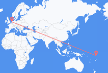 Flights from Funafuti to Amsterdam