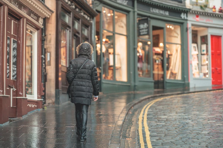 Edinburgh, scotland, uk a Serene Stroll in the Rain.jpg