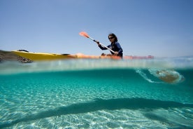 Excursion en kayak avec plongée en apnée dans la réserve marine de Minorque