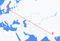 Flights from Kunming to Stockholm