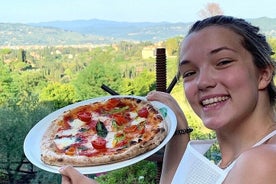 Florens pizza eller pastaklass med gelatotillverkning på en toskansk gård