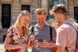 Búsqueda del tesoro de audiolibros digitales privados Leipzig Altstadt