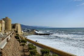 Photo of the castle (castillo de los Fajardo) and town, Velez Blanco, Almeria Province, Andalucia, Spain.