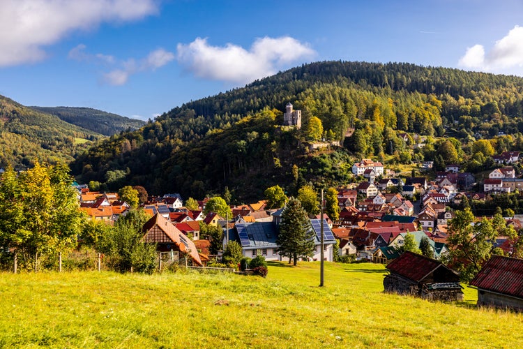 Autumn cycle tour on the high trail of the Thuringian Forest via Oberhof and Suhl - Thuringia - Germany