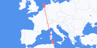 Flüge von Tunesien nach die Niederlande