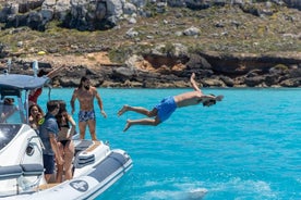 Private Boat Tour to discover Favignana and Levanzo from Trapani