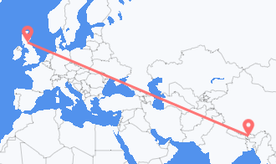 Flights from Bhutan to Scotland