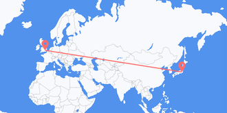 Flights from Japan to the United Kingdom