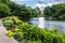 Photo of Orsted park (Orstedsparken, 1879) - a public park in central Copenhagen, Denmark.