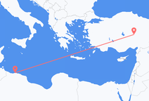 Flyrejser fra Tripoli til Kayseri