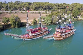 Manavgat River Cruise & Waterfall & Bazaar - Getränke inklusive an Bord