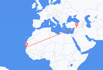 Flyreiser fra Nouakchott, til Sanliurfa