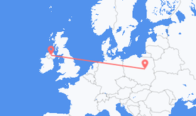 Flights from Northern Ireland to Poland